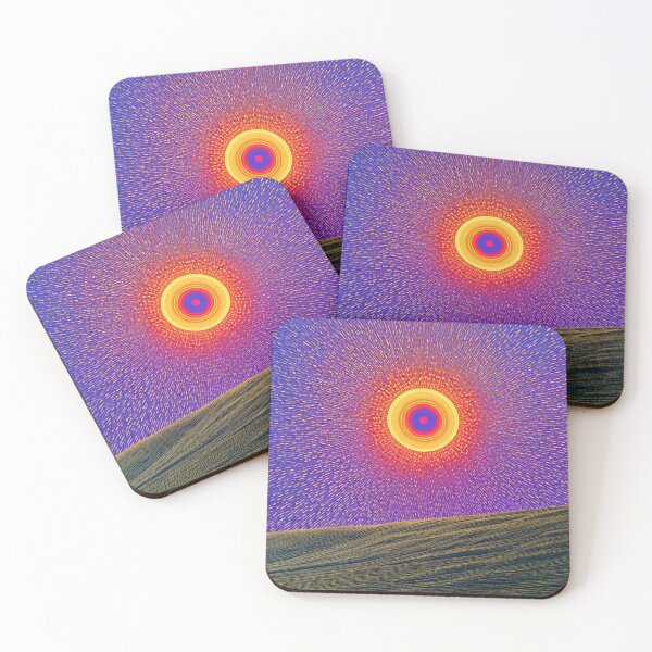 Item preview, Abstract Modern Art Original Oil Painting Sunrise designed and sold by KALEIDOSCOPE UK.