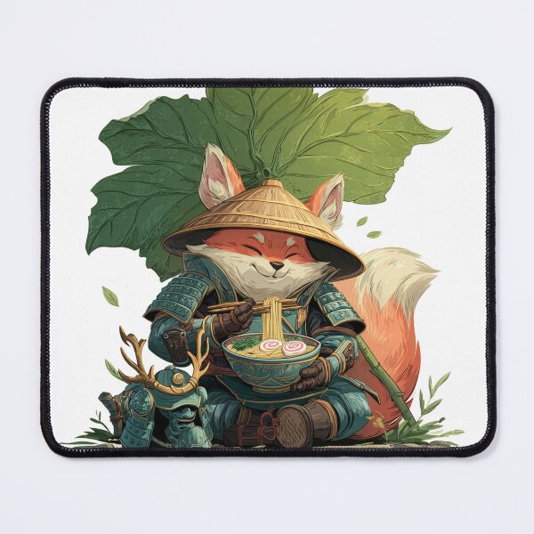 Item preview, Fox Samurai Ramen – The Peaceful Noodle Guardian designed and sold by Mon!o.