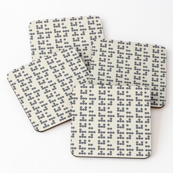 Item preview, Minimalist Braille Dot Pattern Art designed and sold by Tato's.