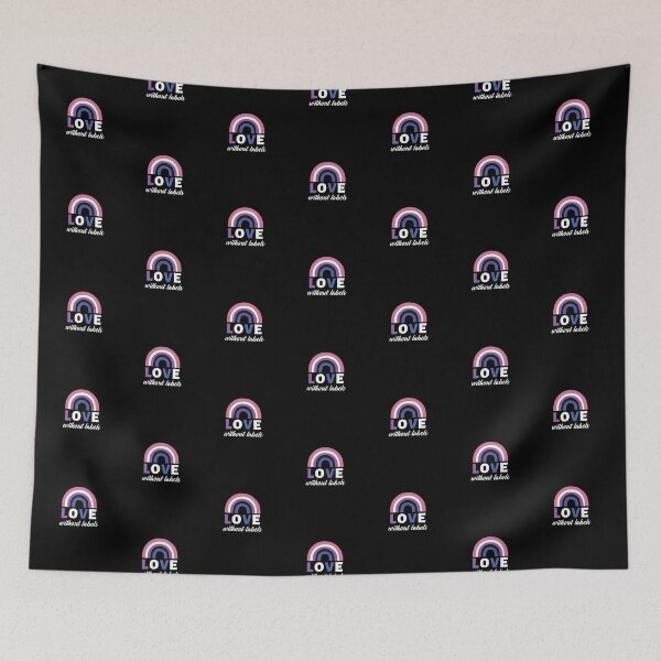 Item preview, Gay Rainbow LBTQ love slogan designed and sold by Shoot-The-Moon.