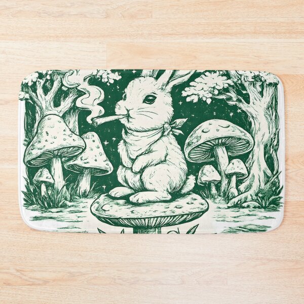 Item preview, Vintage Feeling Dope Rabbit Mushroom Psychedelic Design designed and sold by tarzbol.