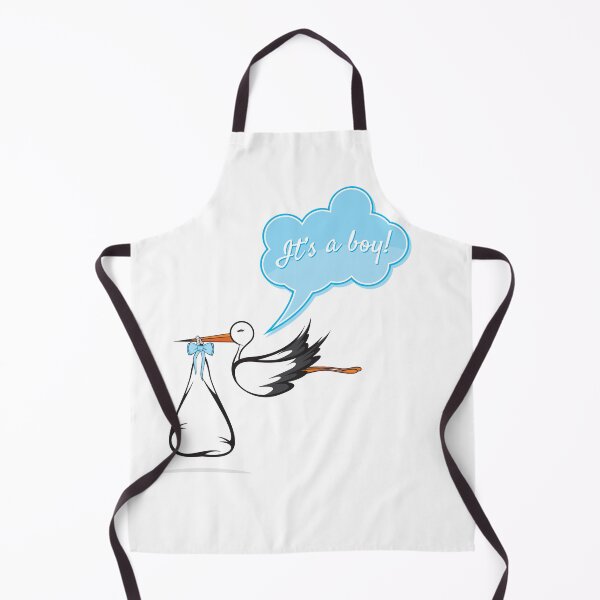 Item preview, It's a Boy! Cute Stork Baby Announcement – Newborn Boy Birth Celebration Design designed and sold by ArcticFoxStudio.