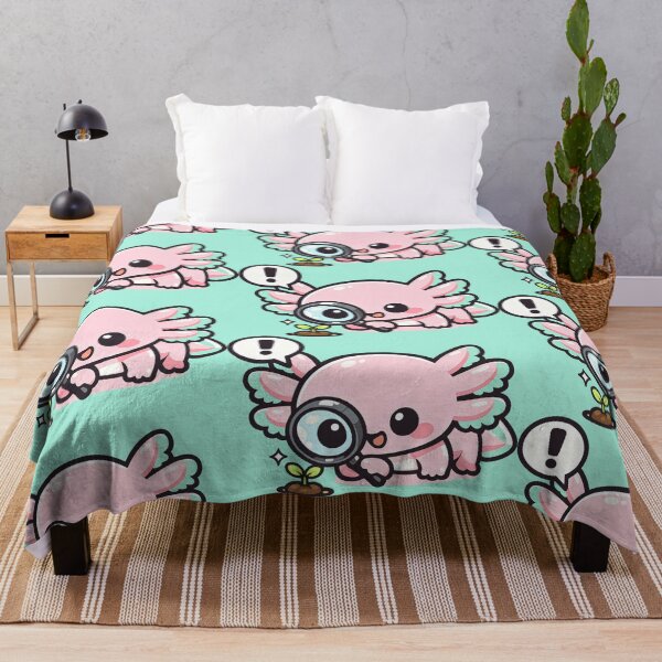 Item preview, Curious Axolotl Kawaii Art and Nature Lover Design designed and sold by SplashTastic.