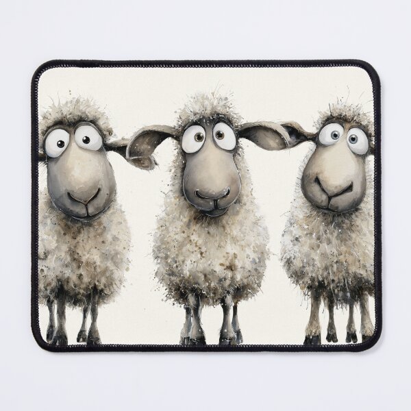 Item preview, Gorgeous Sheep ' The Woolly Jumpers’ BY SHiRLeY MacARTHuR designed and sold by Shirley MacArthur Art.
