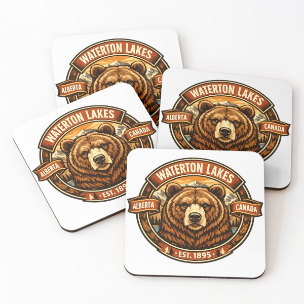 Item preview, Waterton Lakes National Park Red Rock Canyon Floor Bear designed and sold by Simsimah26Parks.