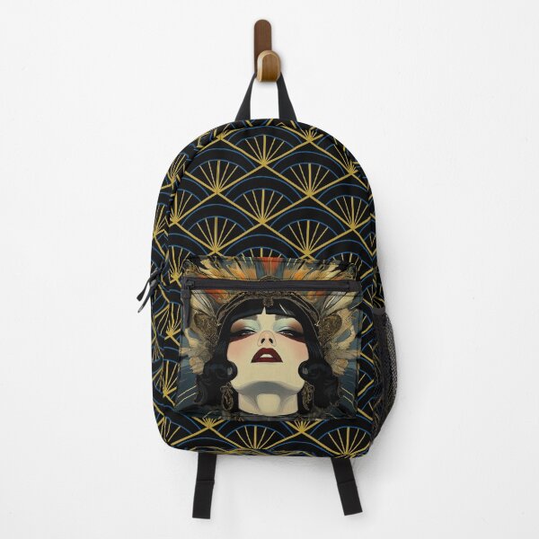 Item preview, Flapper Girl, vintage Art Deco Lady designed and sold by Shoot-The-Moon.