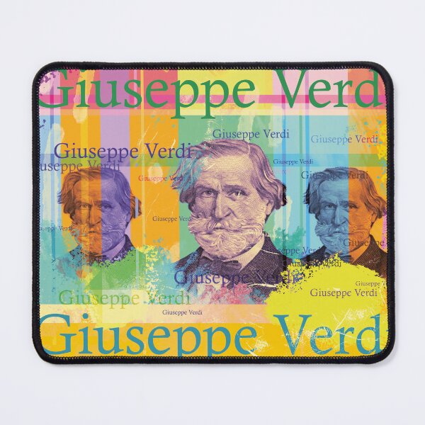 Item preview, Giuseppe Verdi: An aesthetic portrait collage for opera and music fans designed and sold by Mauswohn.