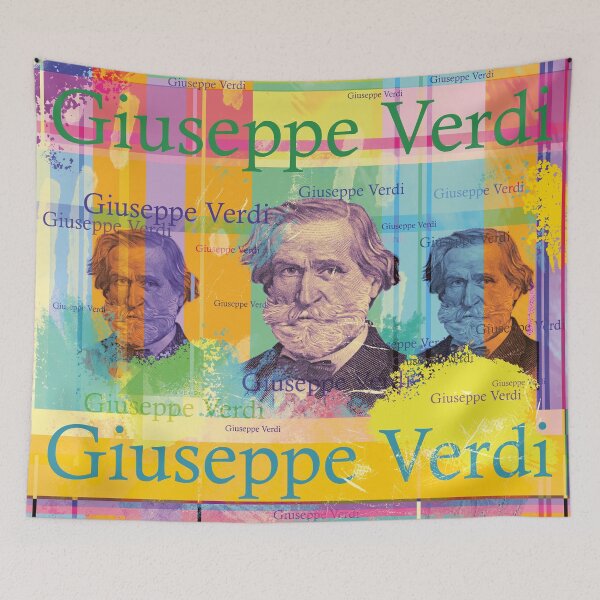 Item preview, Giuseppe Verdi: An aesthetic portrait collage for opera and music fans designed and sold by Mauswohn.
