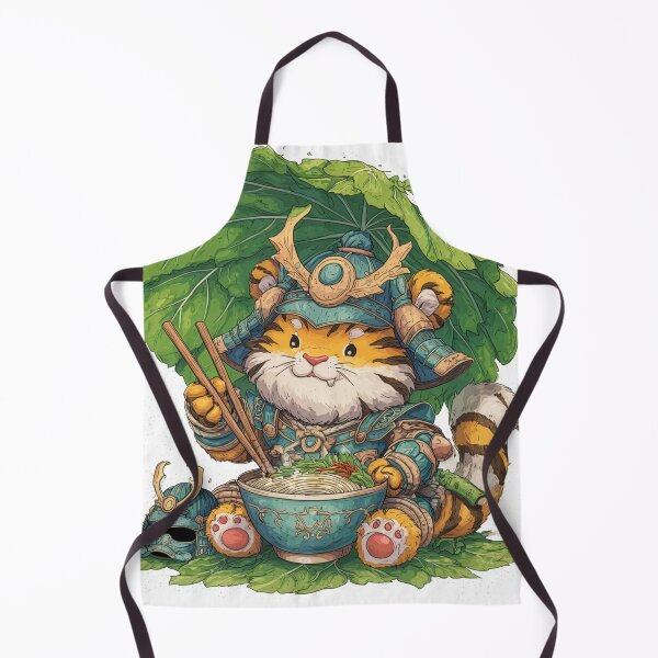 Item preview, Tiger Samurai Ramen – The Brave Noodle Warrior designed and sold by Mon!o.