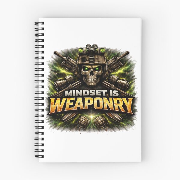 Item preview, Mindset Is Weaponry – Elite Warrior Mentality Motivation Design designed and sold by RelateAndTee.