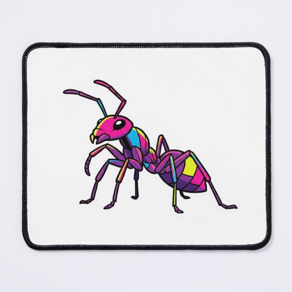 Item preview, Neon Colored Ant – Pop Art Style Sticker for Young People designed and sold by bsbd-action.