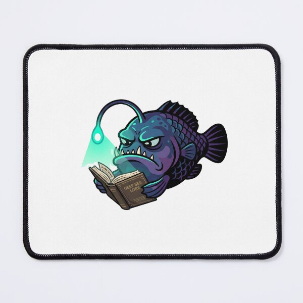 Item preview, Grumpy Anglerfish Reader Do Not Disturb designed and sold by Kvarny.