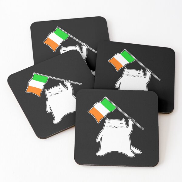 Item preview, Irish flag cat designed and sold by eri-morie.