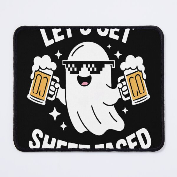 Item preview, Let's Get Sheet Faced Halloween Drinking Ghost Boo designed and sold by SignaturalGen.