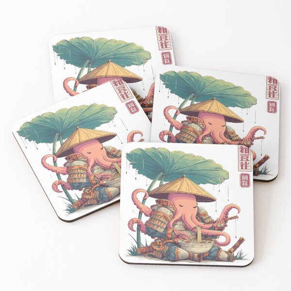 Item preview, Octopus Samurai Ramen – The Peaceful Tentacle Warrior designed and sold by Mon!o.