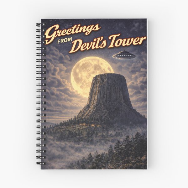 Item preview, Wish You Were Eerie: Greetings From Devil's Tower designed and sold by Haunted House of Cards.