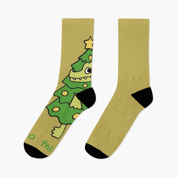 Item preview, Dino the Halls | Funny Christmas Tree Dinosaur Pun designed and sold by J-Mindful.