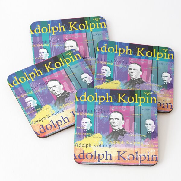 Item preview, Adolph Kolping: An aesthetic portrait collage for fans of social engagement designed and sold by Mauswohn.