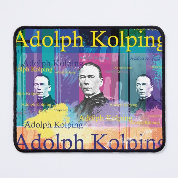 Item preview, Adolph Kolping: An aesthetic portrait collage for fans of social engagement designed and sold by Mauswohn.
