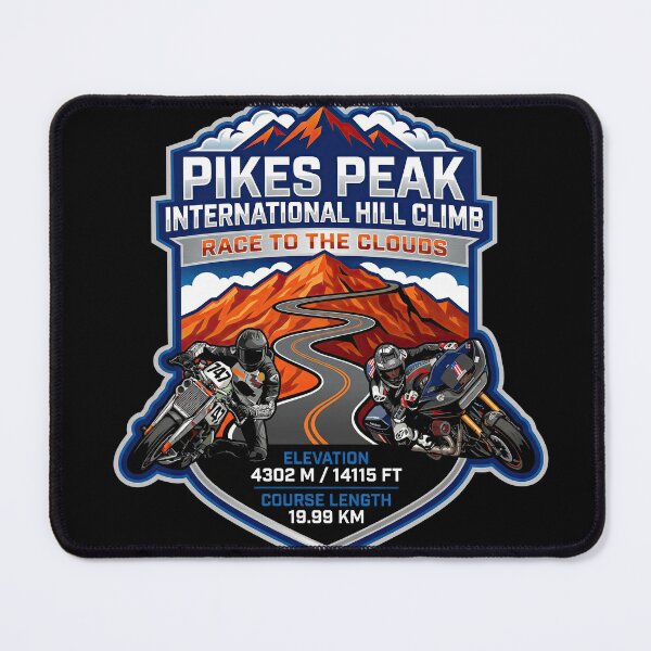 Item preview, Extreme Hill Climb Pikes Peak Illustration designed and sold by enzoade.