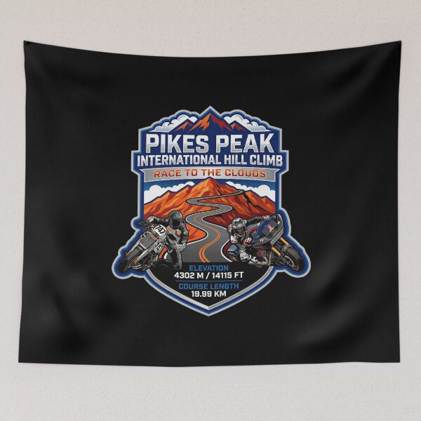 Item preview, Extreme Hill Climb Pikes Peak Illustration designed and sold by enzoade.