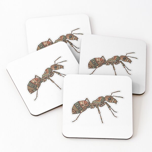 Item preview, Ethnic Warrior Ant – Detailed Insect Illustration for Boho Style designed and sold by bsbd-action.