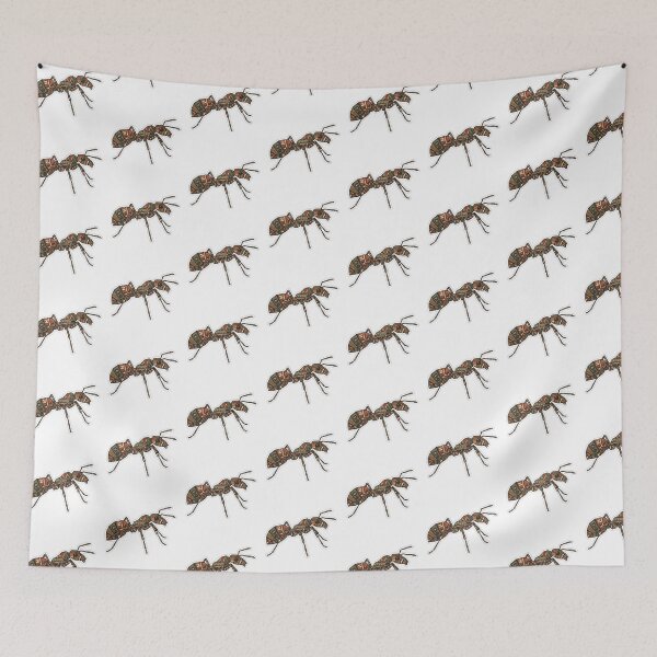 Item preview, Ethnic Warrior Ant – Detailed Insect Illustration for Boho Style designed and sold by bsbd-action.