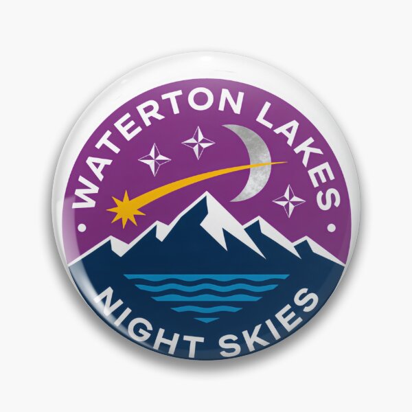 Item preview, Waterton Lakes National Park Hell-Roaring Canyon Path Night Skies designed and sold by Simsimah26Parks.