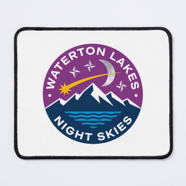 Item preview, Waterton Lakes National Park Hell-Roaring Canyon Path Night Skies designed and sold by Simsimah26Parks.