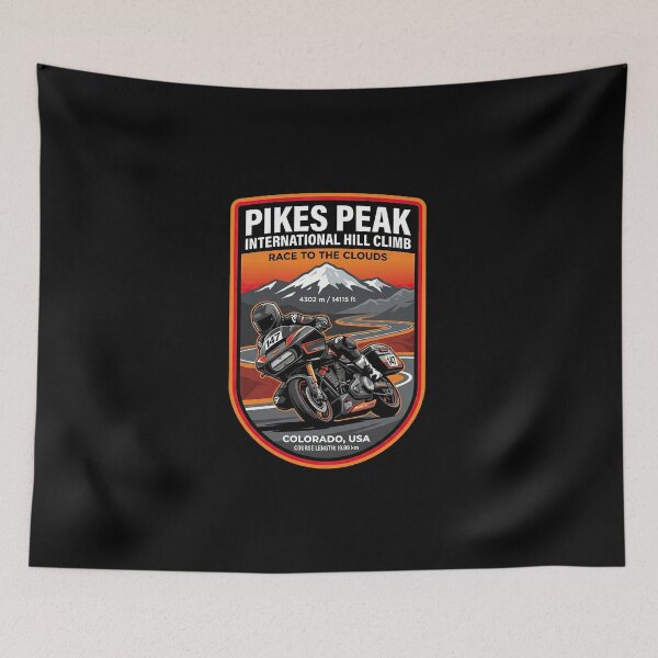 Item preview, Pikes Peak Summit Racing Energy Illustration designed and sold by enzoade.