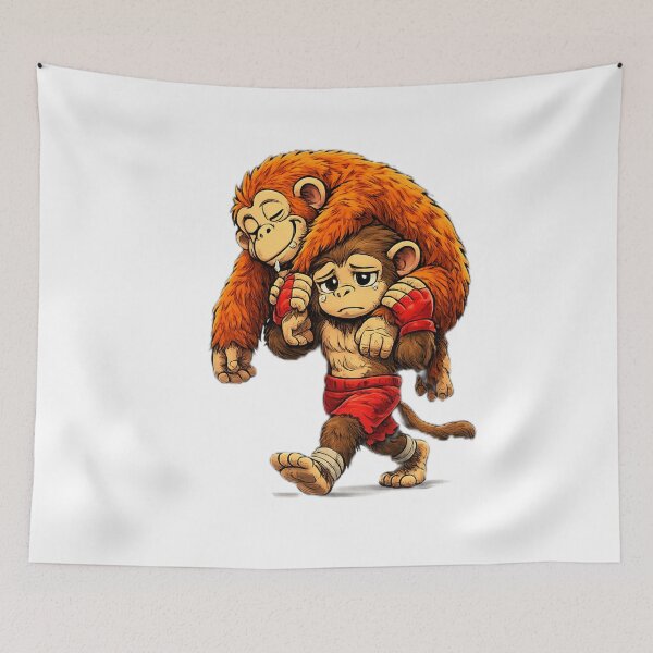 Item preview, punch monkey He carries it on the shoulder designed and sold by Butterfly  Effect.
