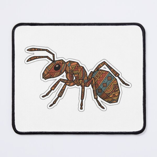 Item preview, Mystic Ant with Patterns – Boho Insect Design for Personal Accessories designed and sold by bsbd-action.