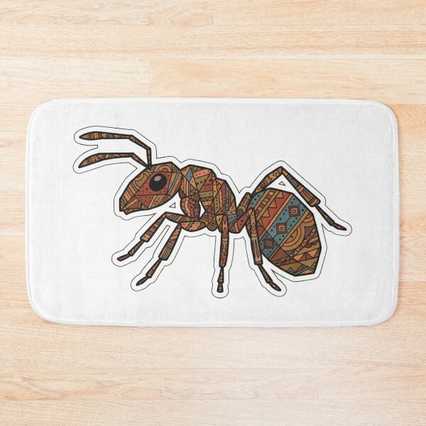 Item preview, Mystic Ant with Patterns – Boho Insect Design for Personal Accessories designed and sold by bsbd-action.