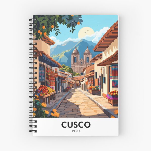 Artikelvorschau, Cusco Peru Retro Reisedruck entworfen und verkauft von HomeLivingCo.