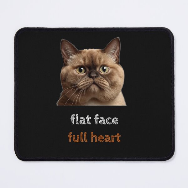 Item preview, Flat Face Full Heart Exotic Shorthair Cat T-Shirt designed and sold by DwishOriginals.