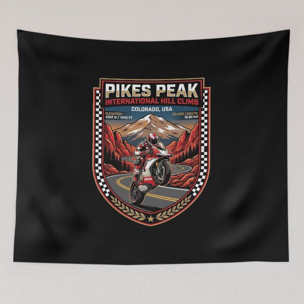 Item preview, Legendary Hill Climb Pikes Peak Motorsport Design designed and sold by enzoade.