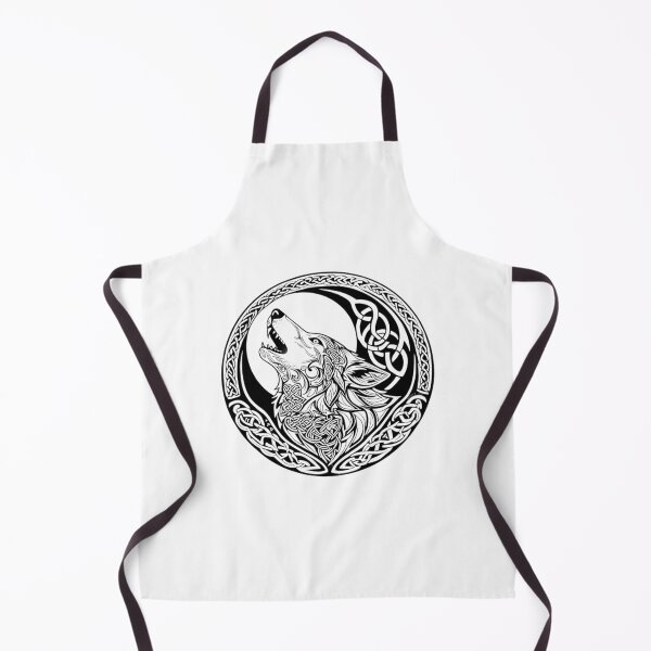 Item preview, Wolf head around motives designed and sold by LonelyWolfxx.