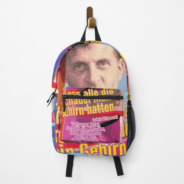 Item preview, Ludwig Wittgenstein: Aesthetic collage with brain quote for philosophers designed and sold by Mauswohn.