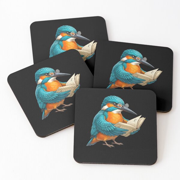 Item preview, Funny Kingfisher Reading Book Bird Lover Birding designed and sold by TerryConnells.