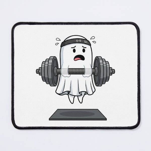 Item preview, Frustrated Gym Ghost Phasing Through Dumbbell designed and sold by Kvarny.