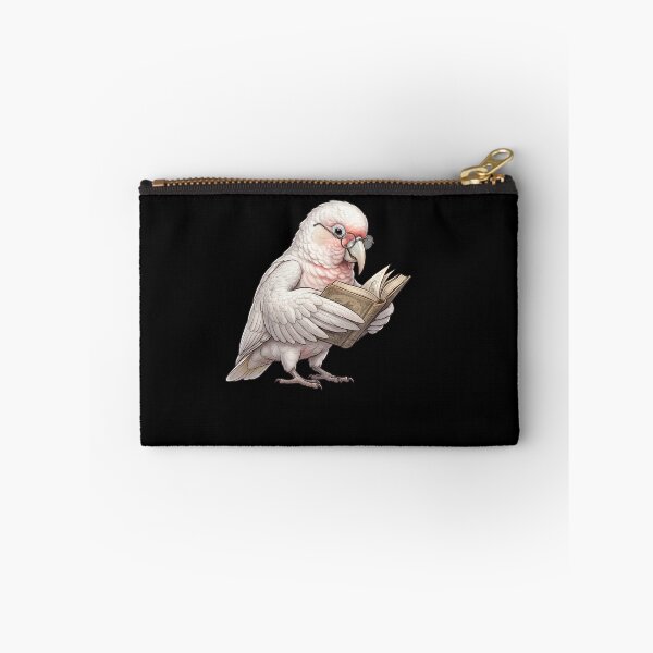 Aperçu de l'œuvre Perruches Corella à long bec amusantes lisant un livre, passionnées d'oiseaux créée et vendue par TerryConnells.