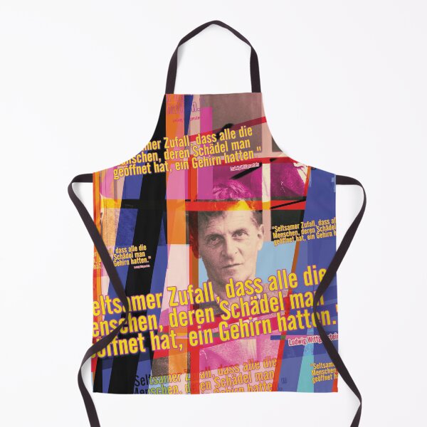 Item preview, Ludwig Wittgenstein: Aesthetic collage with brain quote for philosophers designed and sold by Mauswohn.