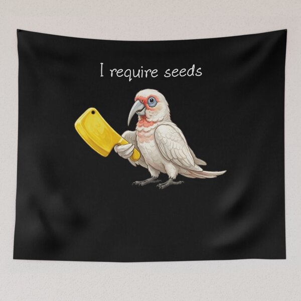 Item preview, Funny Long-billed Corella Parrot Require Seeds Bird Lover designed and sold by TerryConnells.