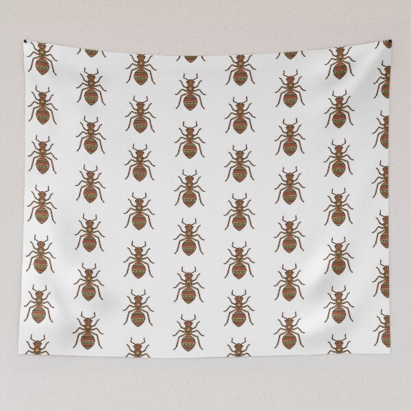 Item preview, Ethnic Earth Color Ant – Geometric Insect Sticker designed and sold by bsbd-action.