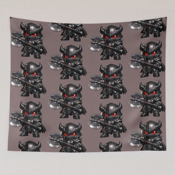 Item preview, The Tiny Terror, Herald of the Abyss, or The Pint-Sized Paladin designed and sold by Dreamy Armine Art.