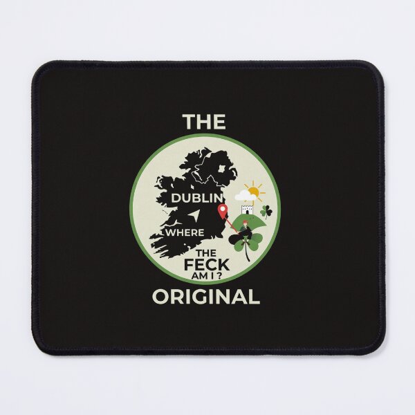 Item preview, The Dublin Where The Feck Am I – Funny Ireland Travel Map T-Shirt & Sticker | Irish Humor Tourist Gift designed and sold by Sushikidsntoddlers.