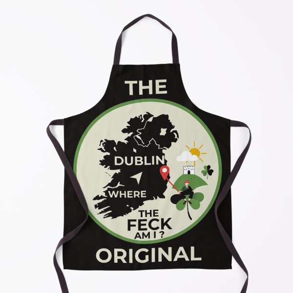 Item preview, The Dublin Where The Feck Am I – Funny Ireland Travel Map T-Shirt & Sticker | Irish Humor Tourist Gift designed and sold by Sushikidsntoddlers.