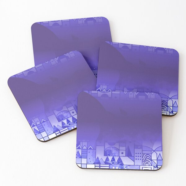 Item preview, Smooth Blue Purple Geometric Gradient Border Background designed and sold by Prawny.