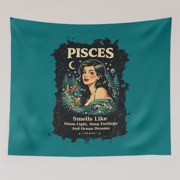 Item preview, Pisces Energy Moonlight Ocean Dreams designed and sold by AlvelinaCP.