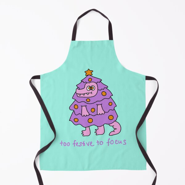Item preview, Too Festive To Focus | Purple Christmas Dino designed and sold by J-Mindful.